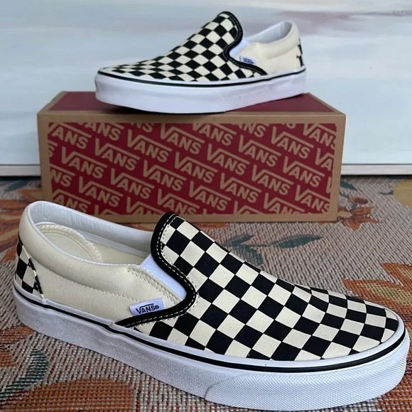 Vans WMNS Classic Slip-On BIk&Whtchckerboard/WhtVN000EYEBWWSneakers